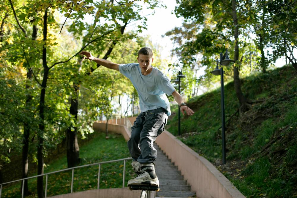 rollerblading park